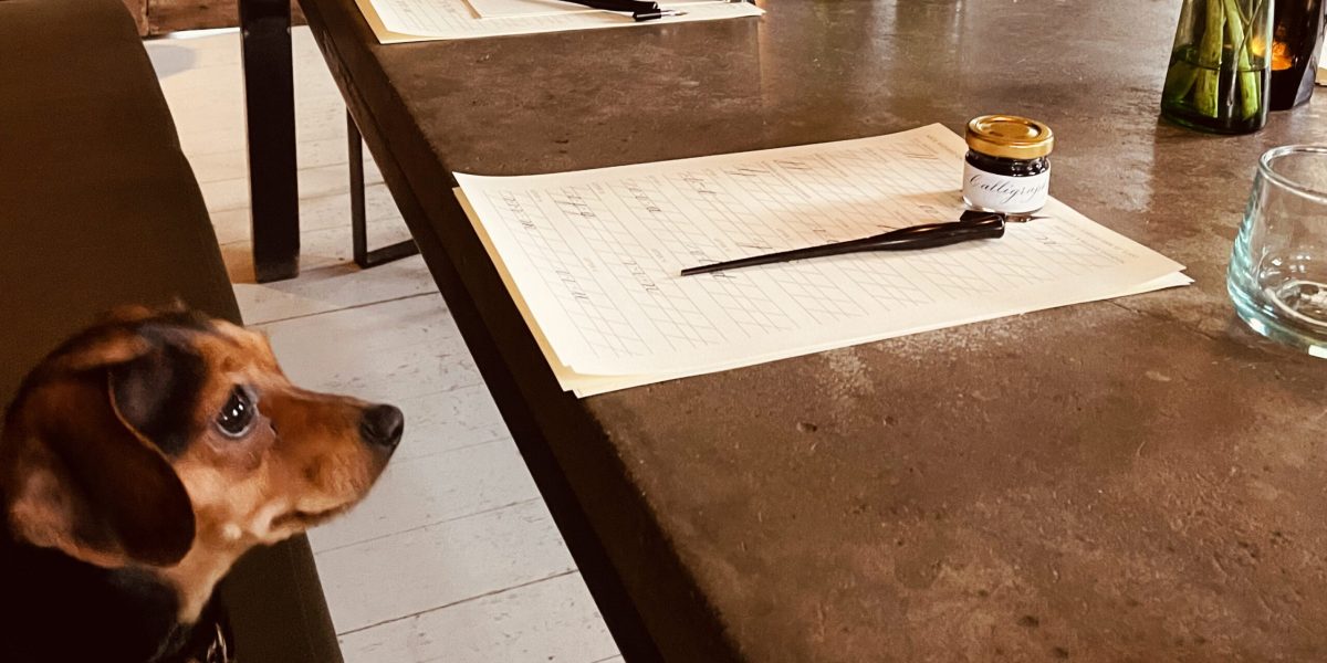 Calligraphy courses in No.11 Kitchen